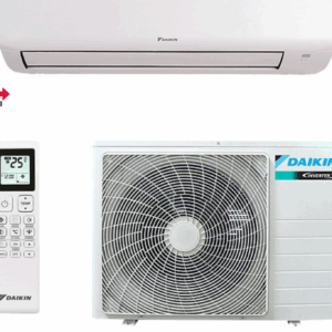 Complete Daikin airco set met binnenunit, buitenunit en afstandsbediening – geleverd door aircoonlinekopen.nl en geïnstalleerd door Grijzeboom.