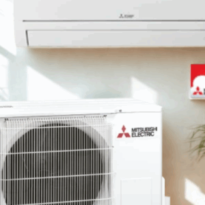 Complete Mitsubishi split airco set – binnenunit en buitenunit met wifi-bediening