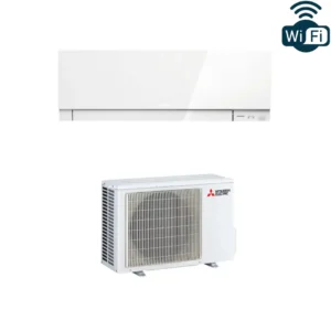 Mitsubishi Electric Airco 2,5 kW Wandmodel met WiFi – Premium Natural White Set